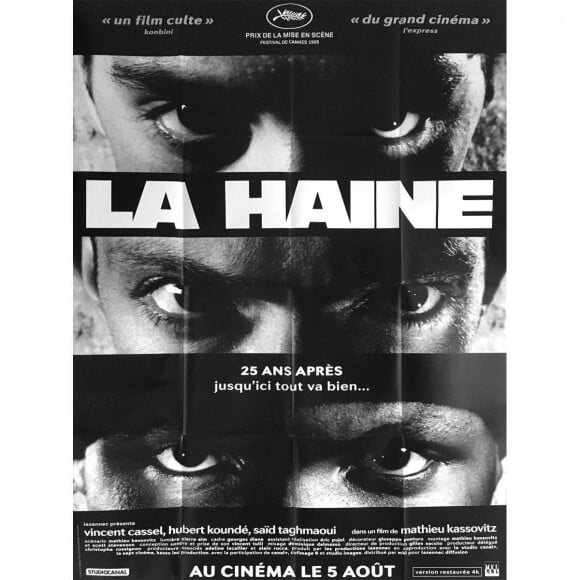 La Haine pochette de film
